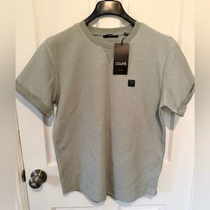 Men's Short Sleeve Tee - Green/ Gray